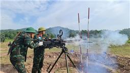 Hội thi bắn đạn thật lực lượng phòng không kiêm nhiệm tỉnh Bắc Giang